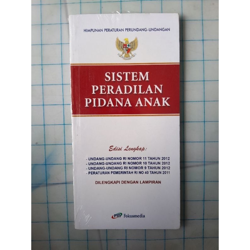 Jual BUKU UNDANG-UNDANG SISTEM PERADILAN PIDANA ANAK EDISI LENGKAP ...