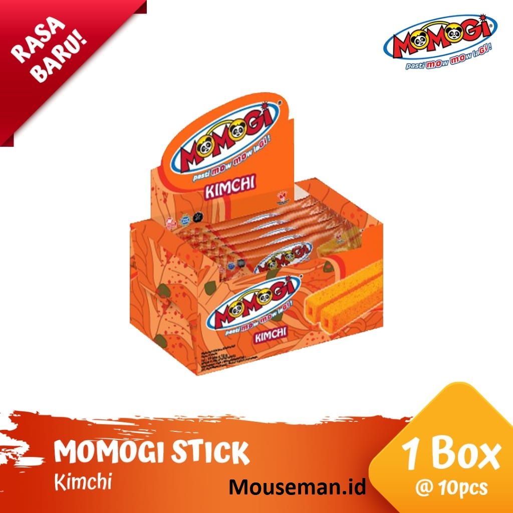 Jual Momogi Stick Snack Makanan Ringan 12gr Rasa Kimchi Cemilan Stik 1