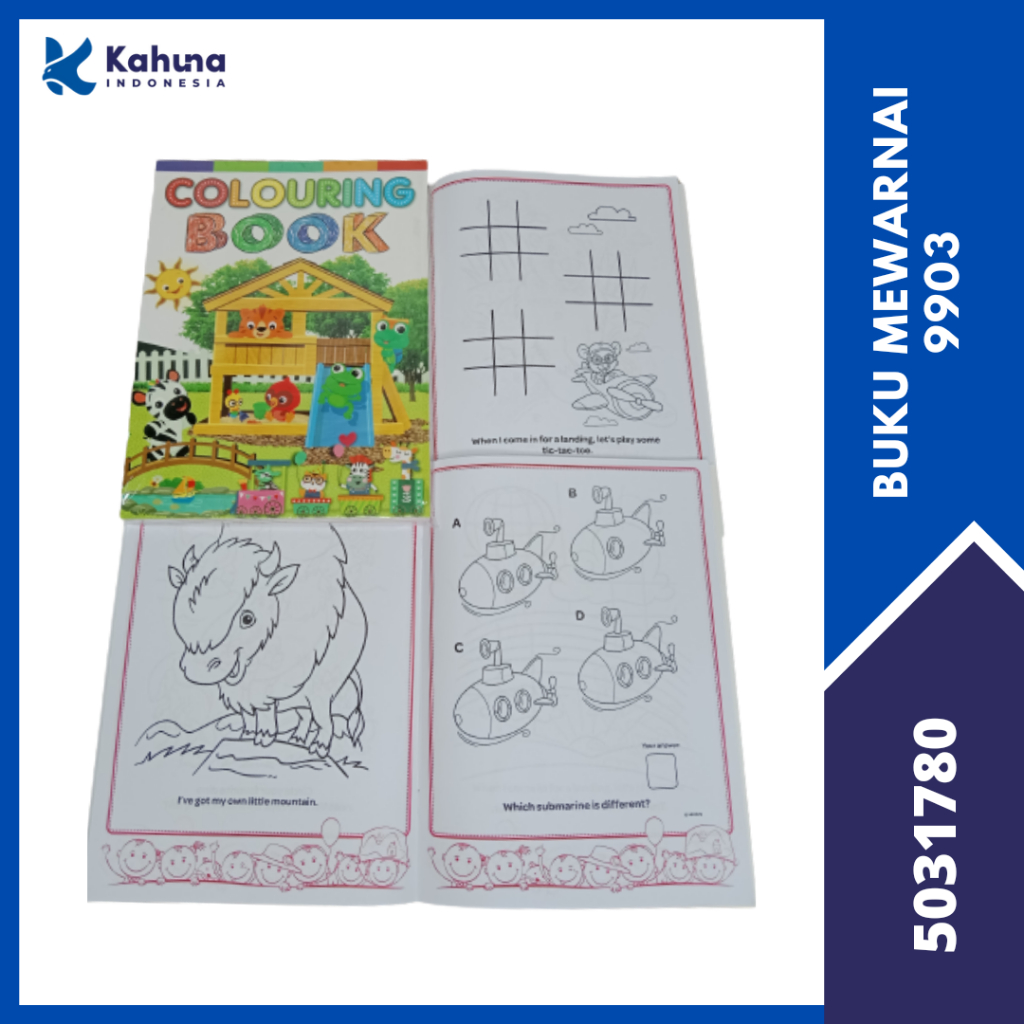 Jual Children Coloring Book / Buku Mewarnai Anak 9903 [5031780 ...