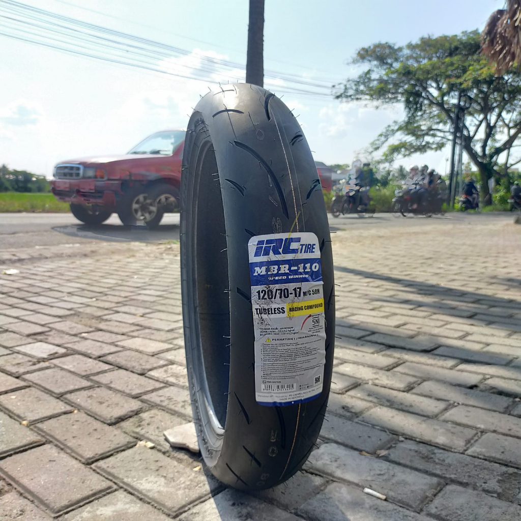 Jual BAN IRC MBR-110 RING 17 120/70 TUBELESS Free Pentil | Shopee Indonesia