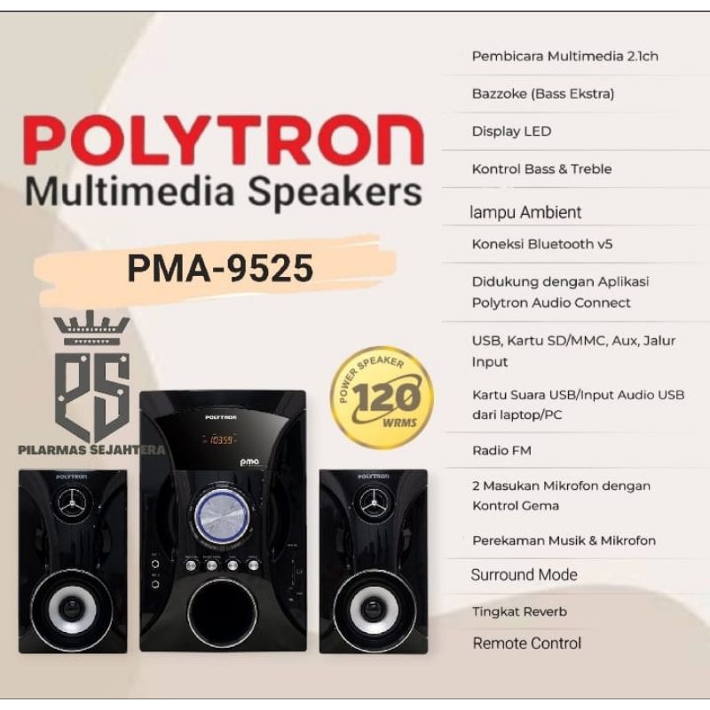 Jual Polytron PMA9525 Polytron Multimedia Speaker Polytron Pma 9525 FM ...