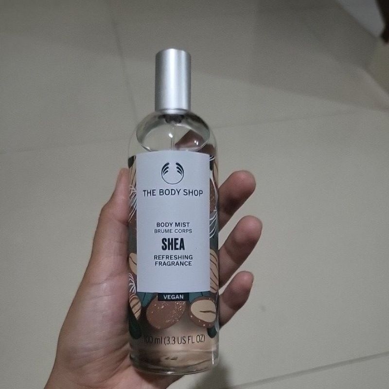 The body shop shea best sale body mist brume corps