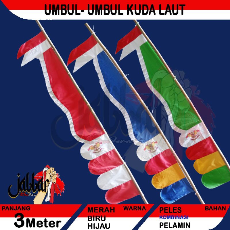 Jual Bendera Umbul Kuda Laut Kapsul Meter Shopee Indonesia