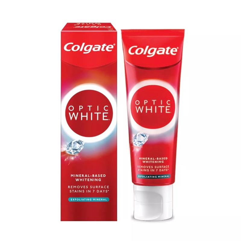 Jual Colgate Pasta Gigi / Toothpaste / Odol Optic White 100g | Shopee ...