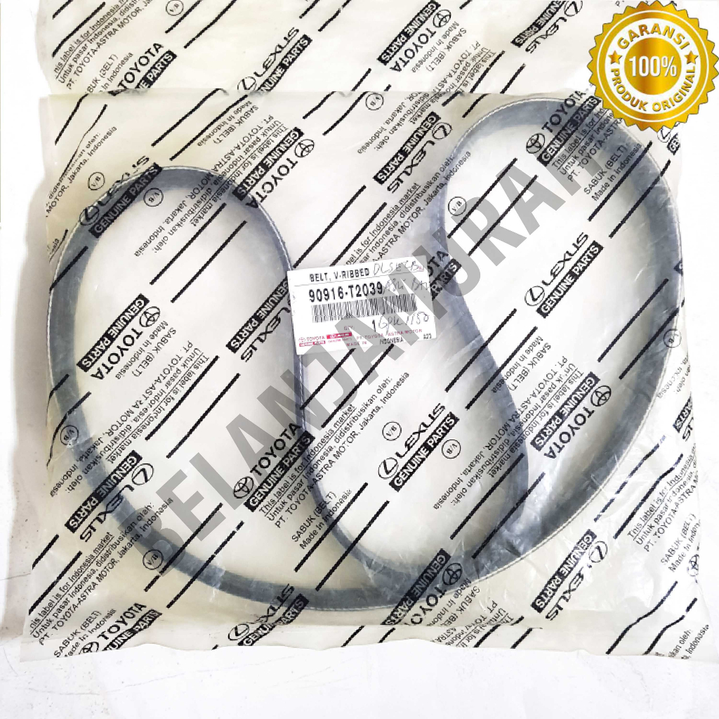 Jual Fan Belt / Van V Belt Tali Kipas 90916T2039 Toyota New Yaris, New