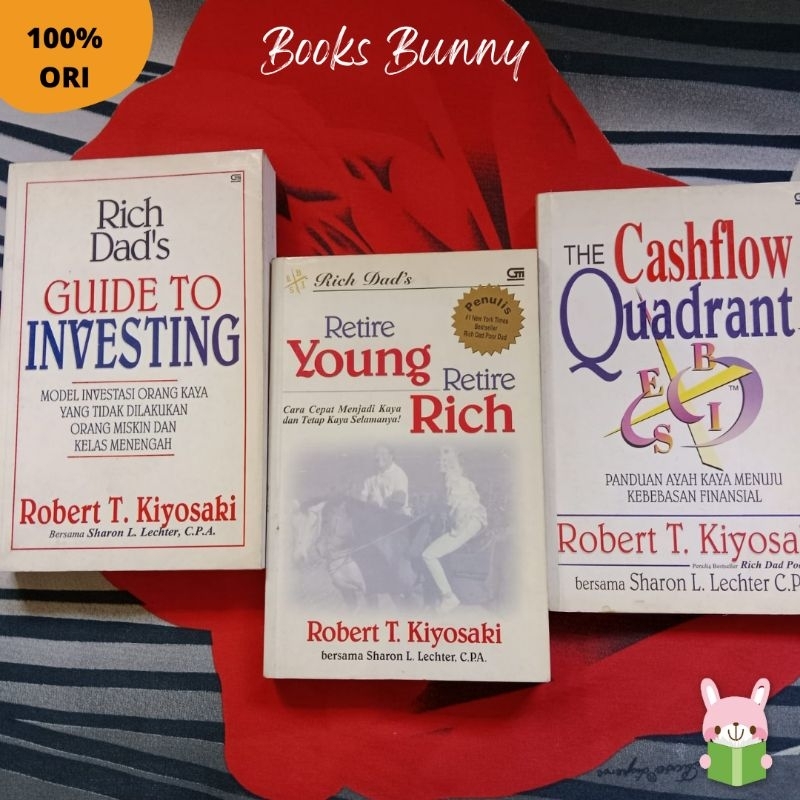 Jual Koleksi Buku Rich Dad Series Robert T Kiyosaki Original Cover Lama