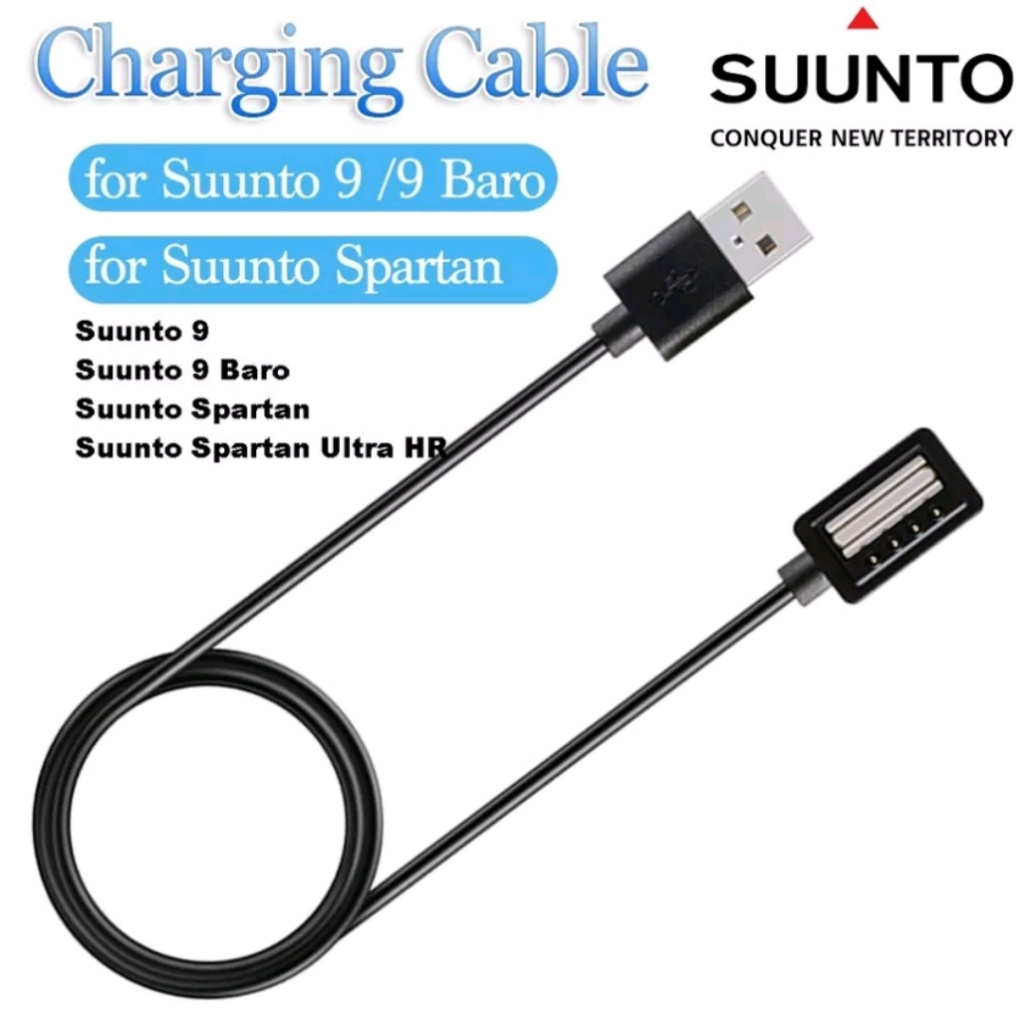 Charger Compatible With Suunto 9/D5/Spartan Ultra HR/Sport Wrist HR/Sport Wrist Baro/EON Core, Magnetic USB&#x