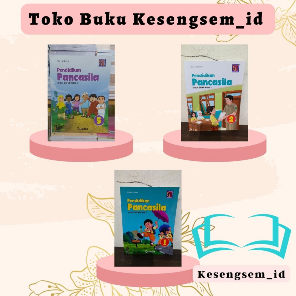 Jual Buku Pendidikan Pancasila Kelas 1, 2, 3, 4, 5, 6 SD/MI Kurikulum ...