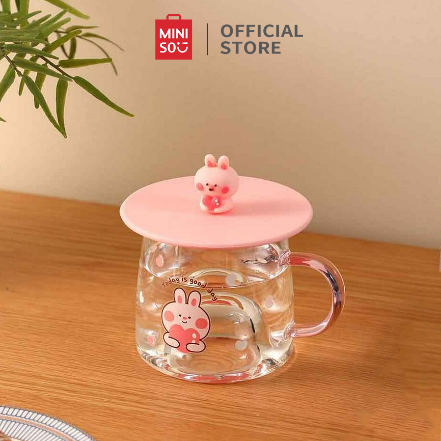 Jual Miniso Kaca Cangkir Gelas Cup Gelas Kopi Mug Lucu Couple Cantik ...