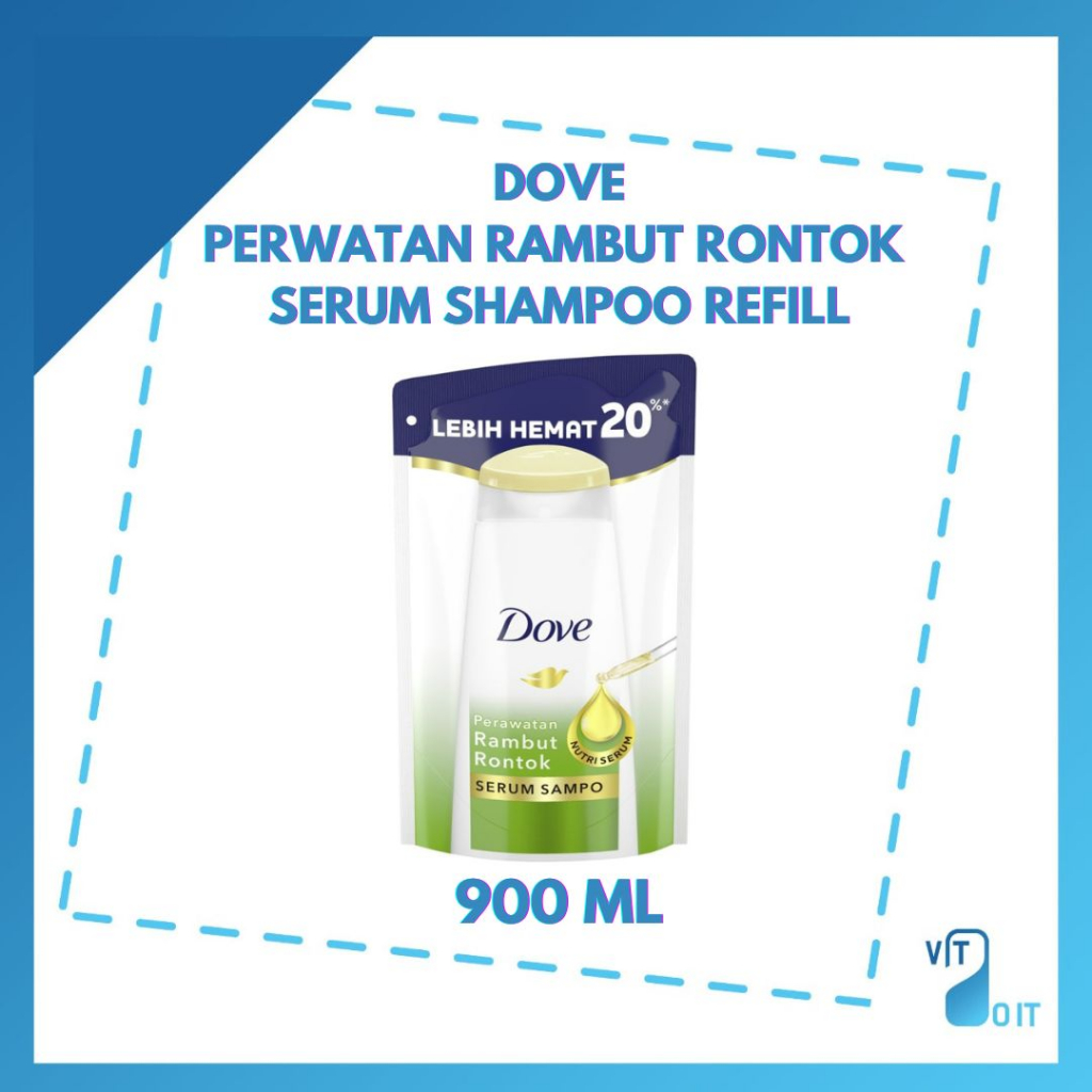 Jual Dove Anti Hair Fall Perawatan Rambut Rontok Serum Shampoo Pouch