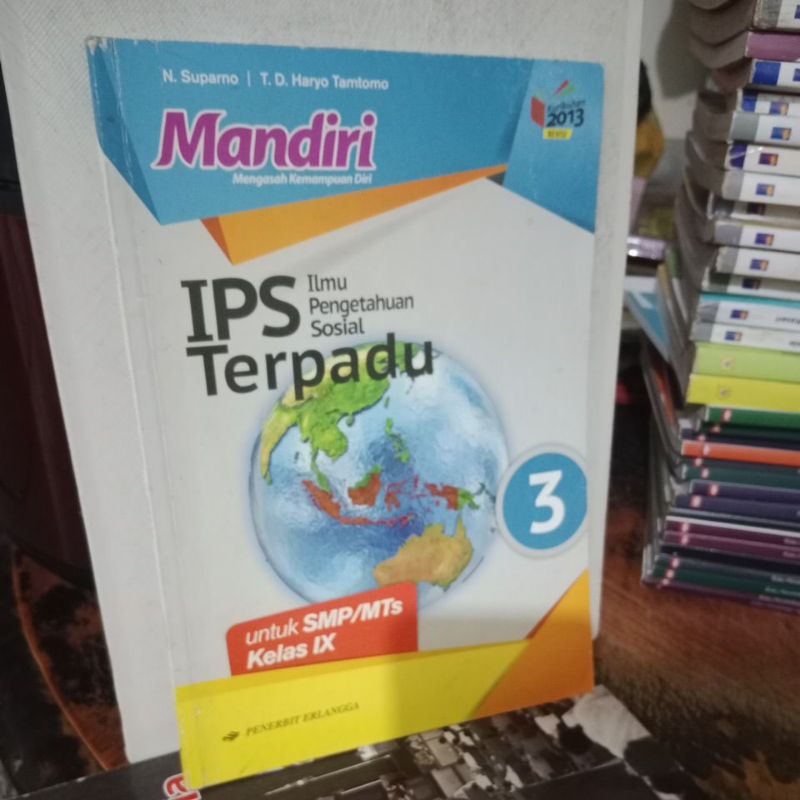 Jual Buku Mandiri Ips Terpadu Smp Kelas 3 9 Penerbit Erlangga Shopee