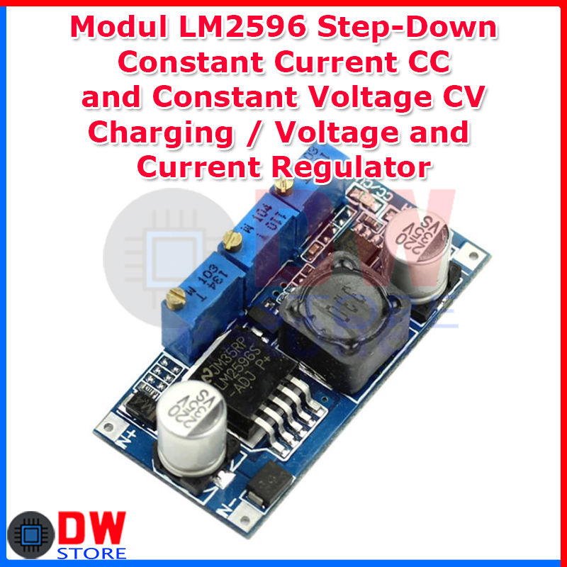 LM2596S 4-40V DC-DC Buck Converter Step Down Voltage Regulator Power Module With Led Voltmeter I.968964316