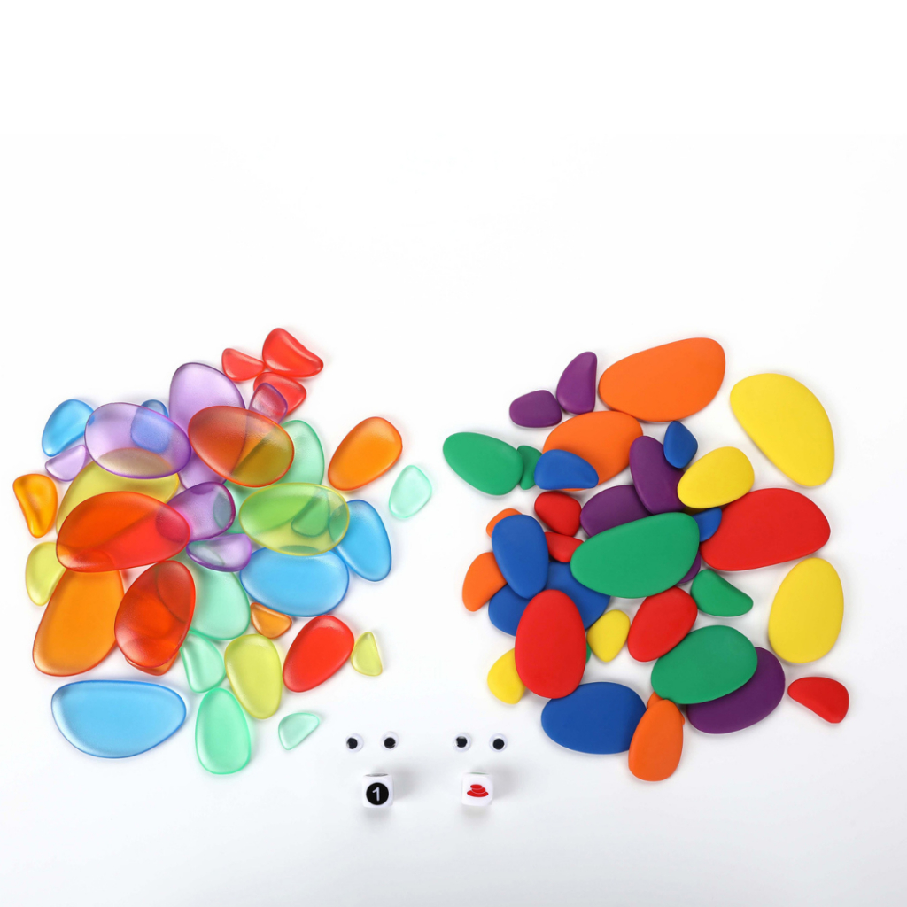 Jual MALOTOYS - Rainbow Pebbles Set Crazy Pebble Stone Balancing Games ...