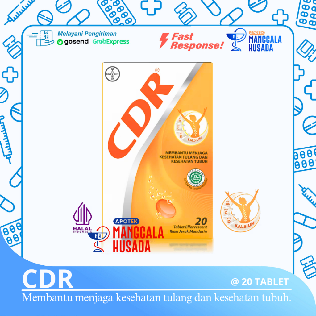 Jual CDR TAB EFFERVESCENT PER BOX @ 20 TABLET | Shopee Indonesia