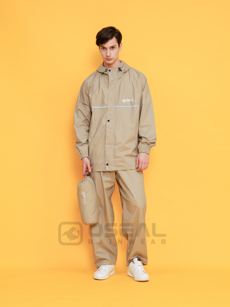 Jual Jas Hujan OSEAL Full Seal Raincoat Mantel Pria Wanita Dewasa Shine