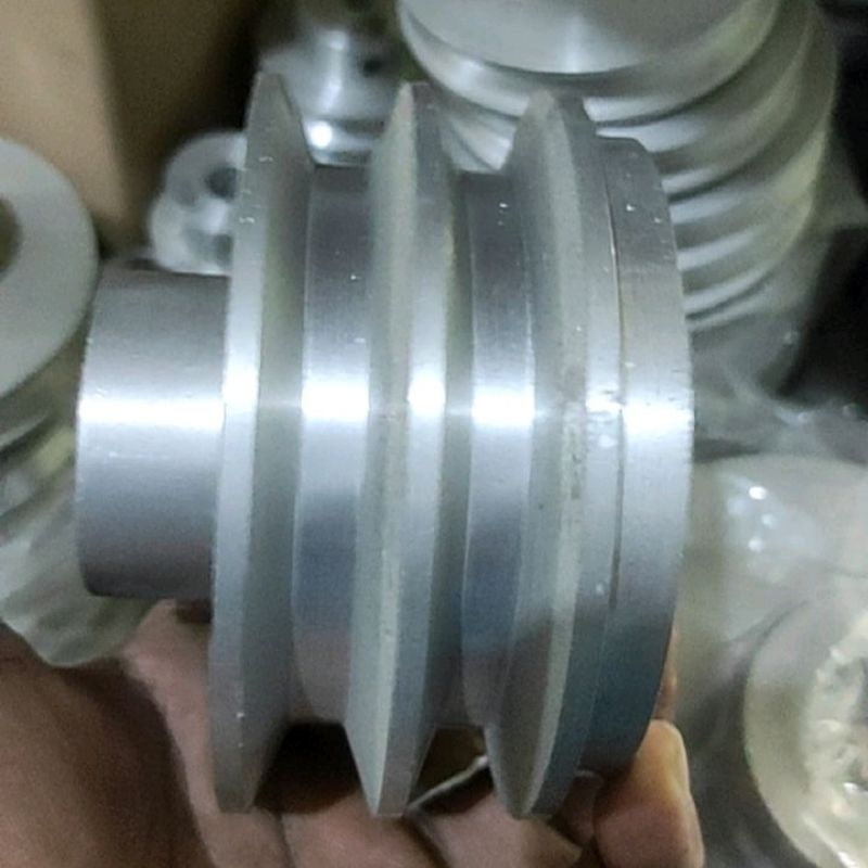 Jual Puli pulley B2 - 4 inch as 20 22 24 25 mm model dudukan kipas ...