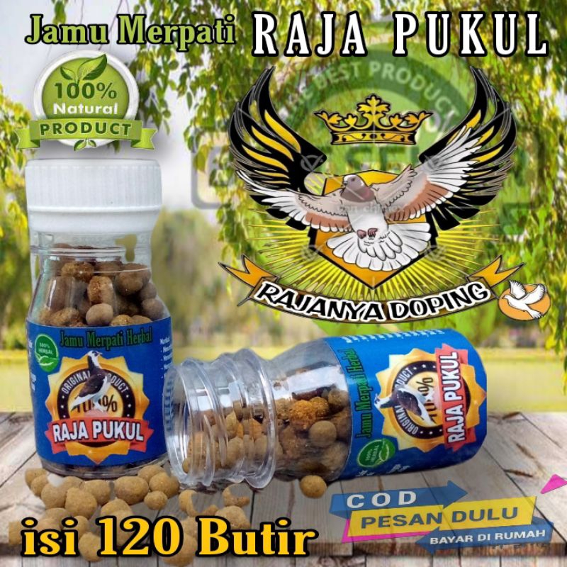 Jual PIL RAJA PUKUL 120 Butir jamu Merpati Tinggi pukul jamu merpati ...