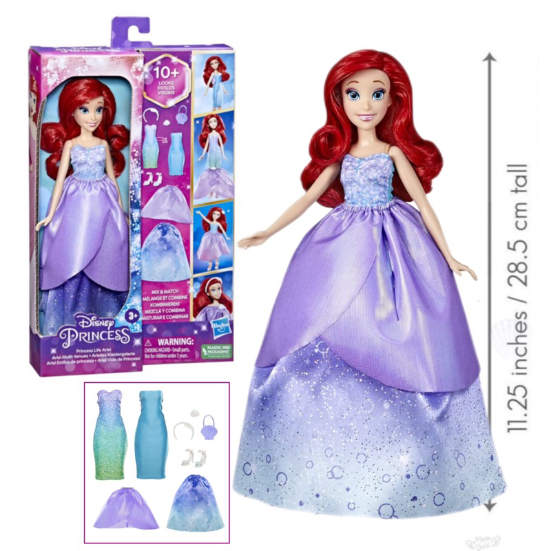 Jual DISNEY PRINCESS LIFE ARIEL MIX MATCH THE LITTLE MERMAID HASBRO ...