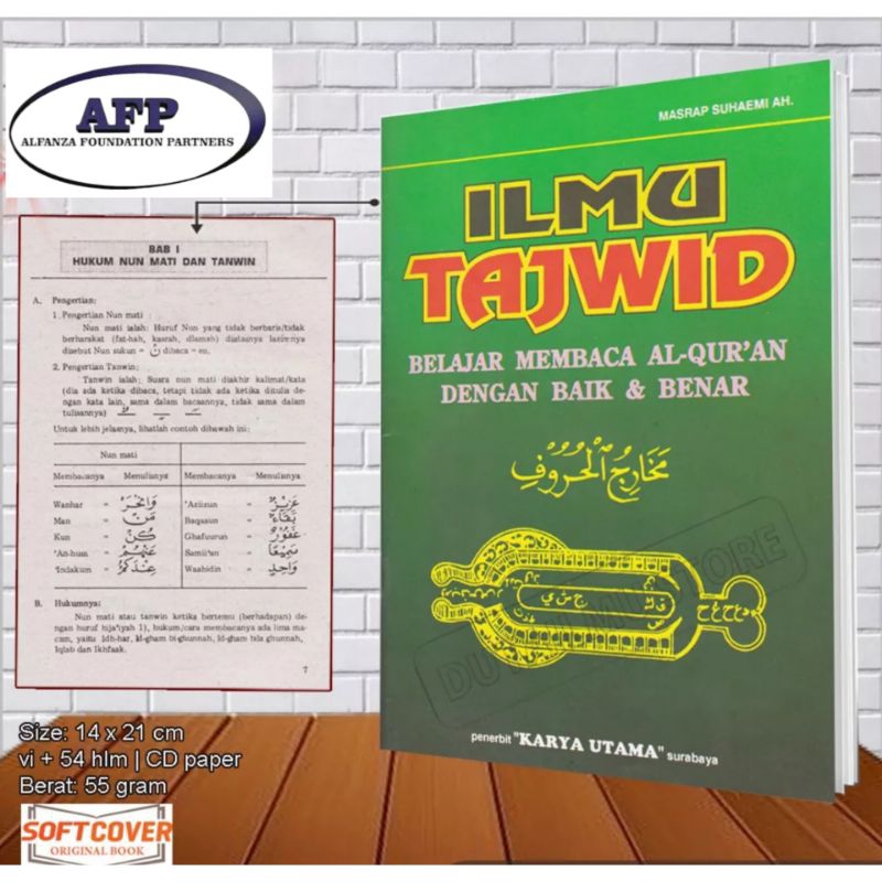 Jual Buku Ilmu Tajwid Belajar Membaca Al Quran Dengan Baik Dan Benar