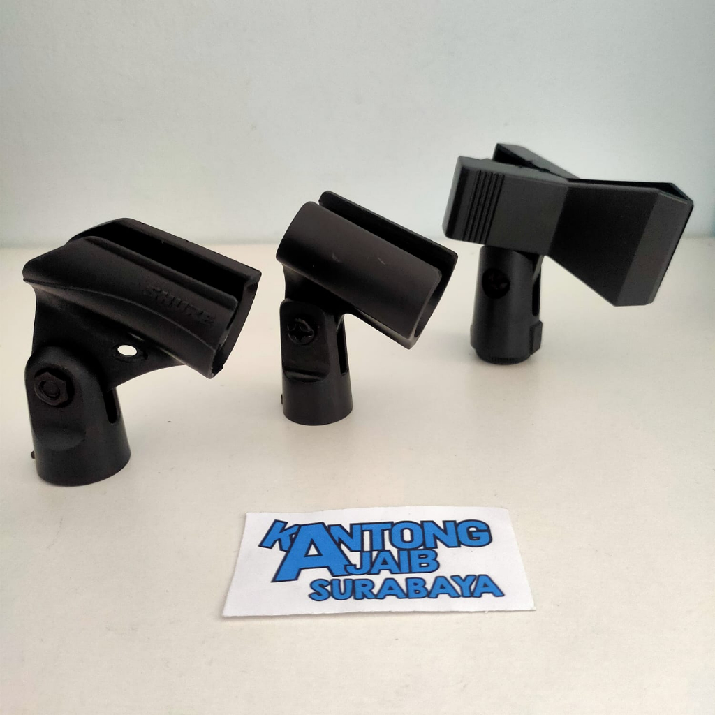 Jual Jepit Mic Shure Holder Mic Tatakan Mic Stand Microphone Penyangga