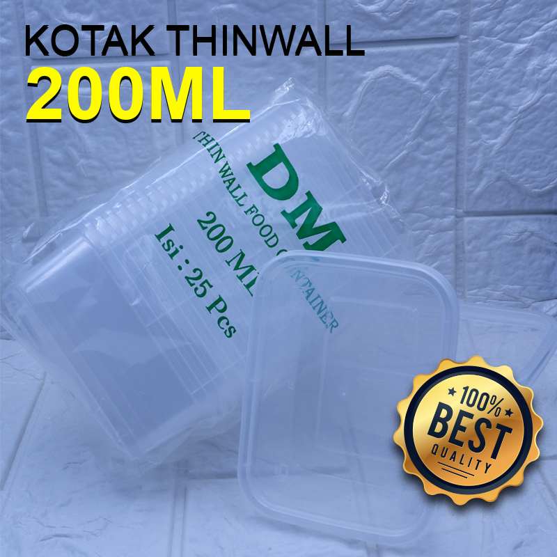 Jual Kotak Makan Plastik Thinwall Model Rec Rectangle Persegi Panjang