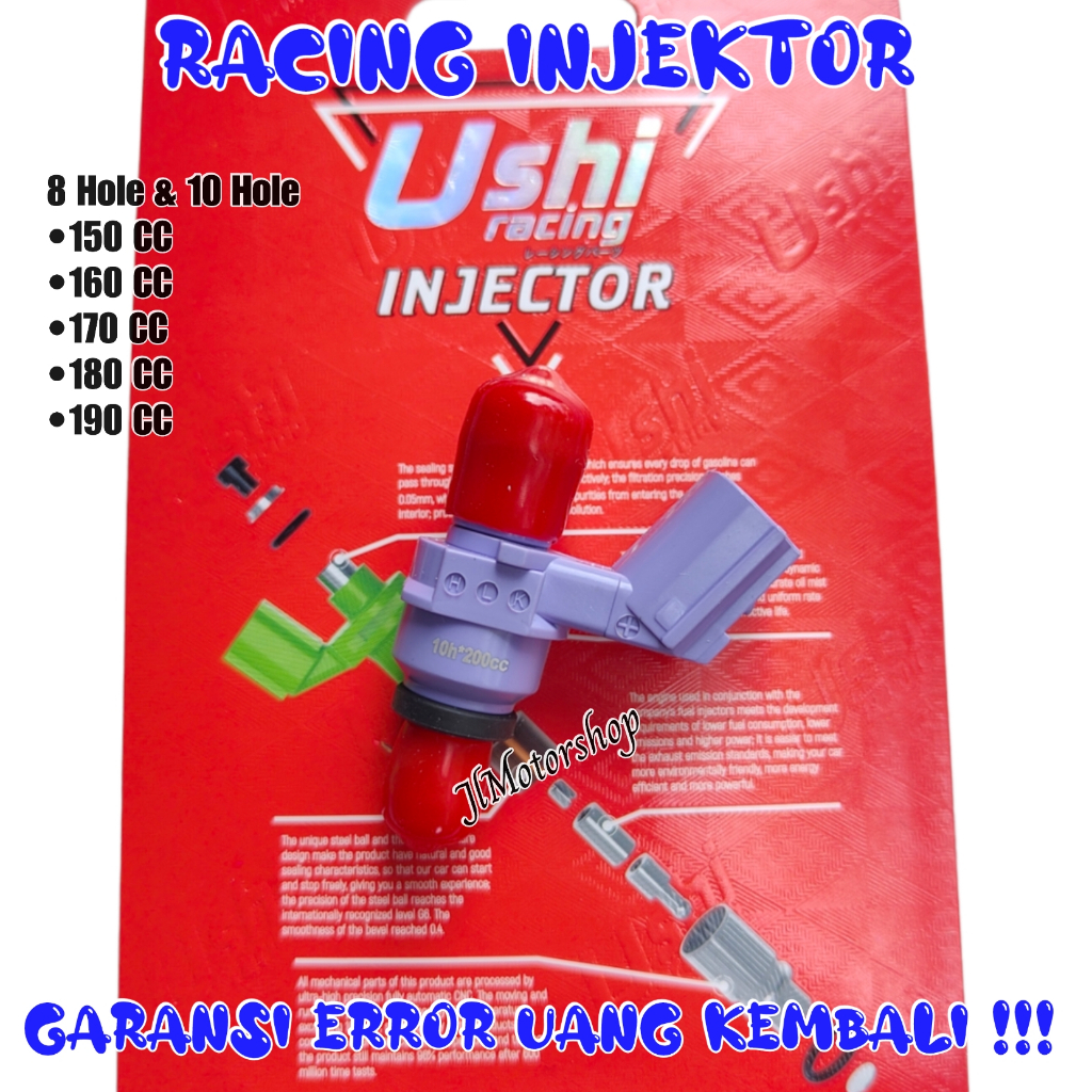 Jual INJECTOR INJEKTOR USHI RACING SONIC 150 R SUPRA GTR 150 10 HOLE ...