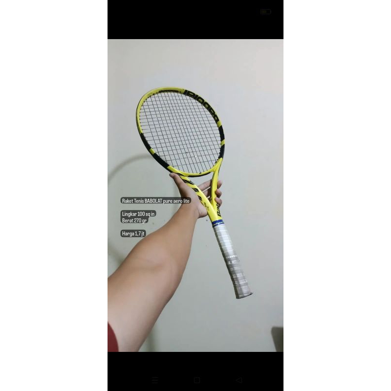 Raket Tenis BABOLAT pure aero lite