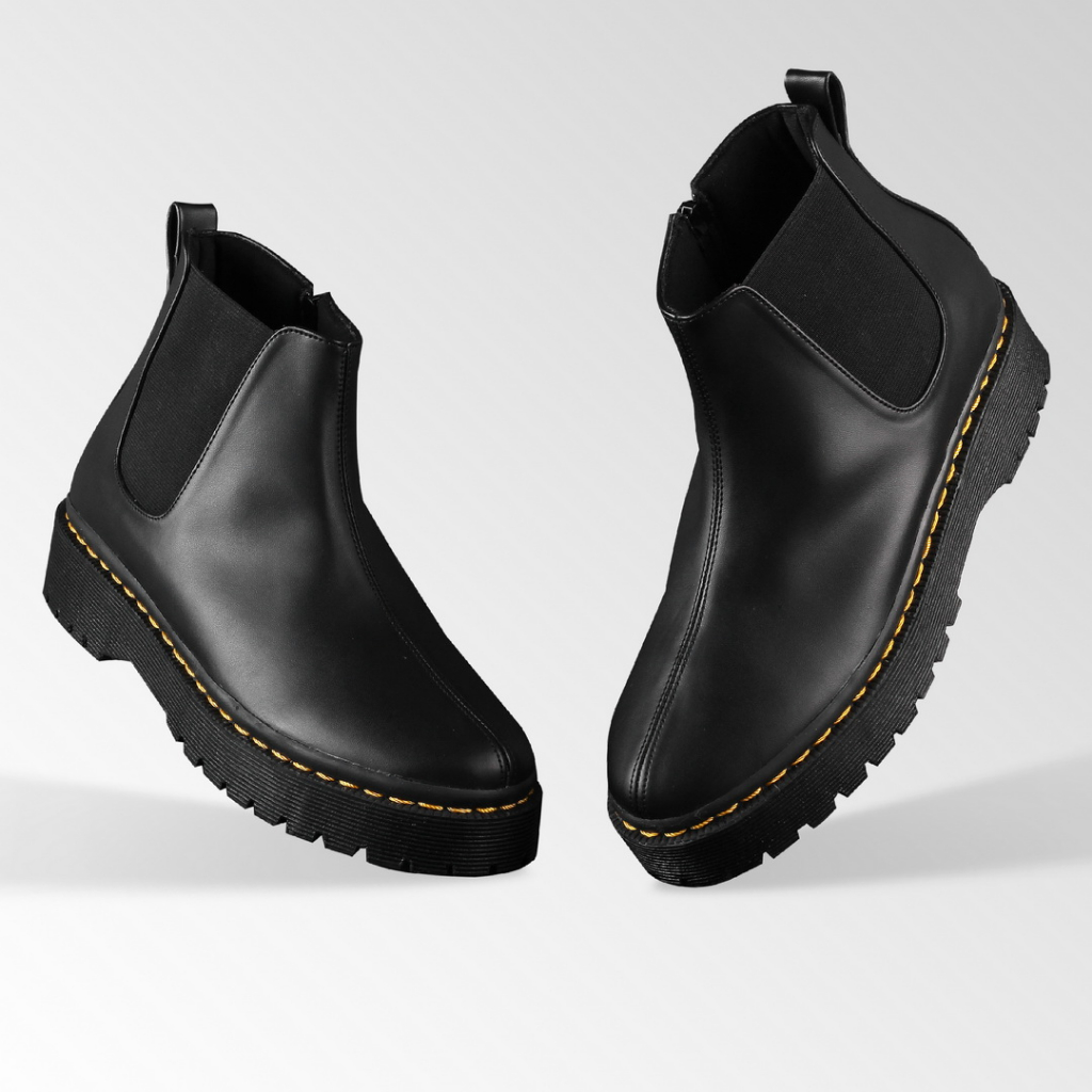 Jual CHELSEA BLACK |MNM x LVNATICA| Sepatu Boots Wanita Chelsea High ...