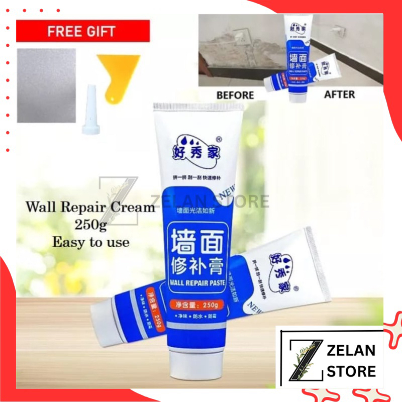 Jual Dempul Plamir Tambal lubang tembok Wall Crack Repair Paste ...