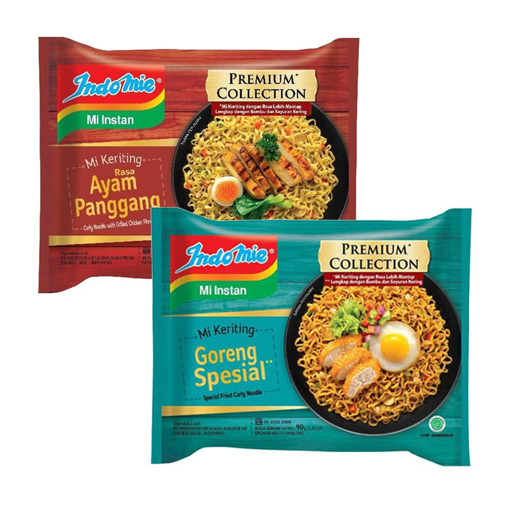 Jual Indomie Premium Selection Mie Keriting Rasa Ayam Panggang / Goreng ...