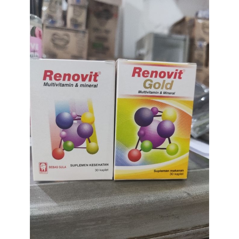Jual RENOVIT dan RENOVIT GOLD suplemen makanan multivitamin dan mineral