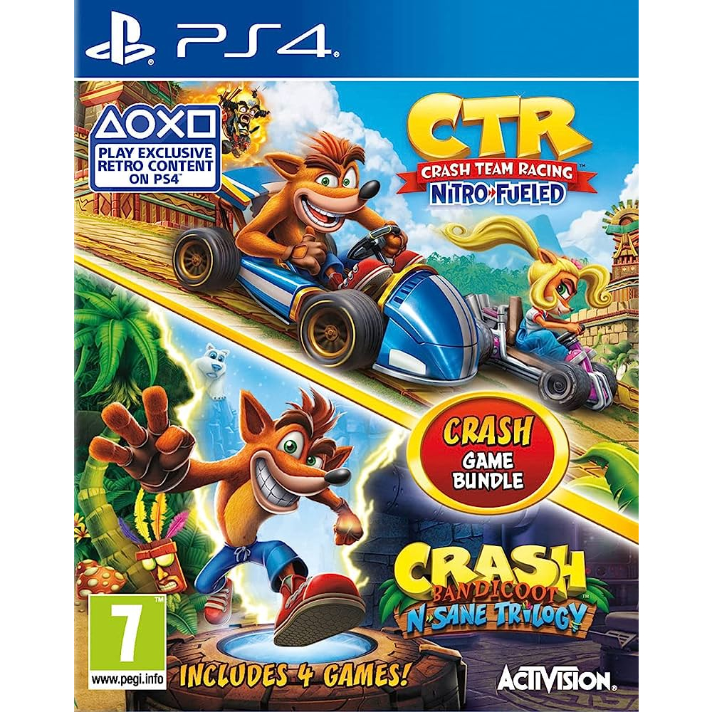 Jual CTR CRASH TEAM RACING + NSANE TRILOGY PS4 PS5 DIgital | Shopee ...