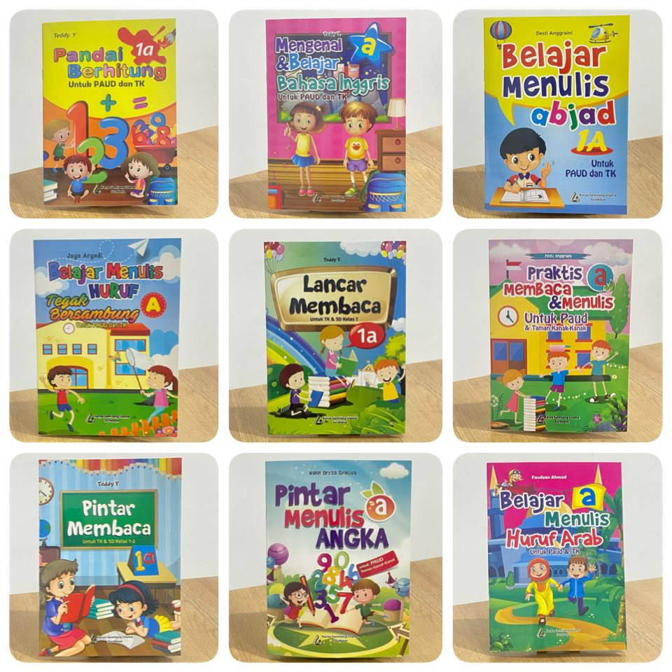 Jual PAKET KOMPLIT 16 Buku Belajar Anak PAUD Dan TK 32 Halaman FULL ...