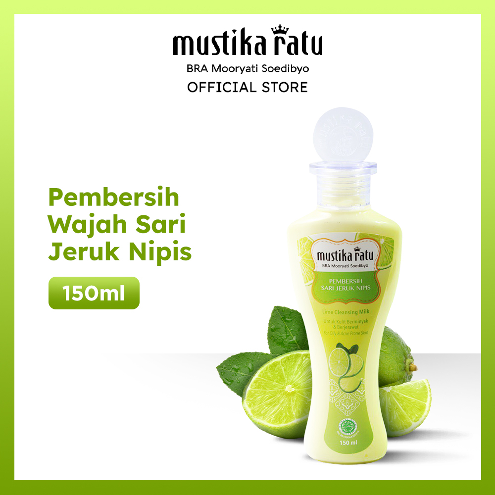 Jual Mustika Ratu Pembersih Wajah Sari Jeruk Nipis 150ml Lime Cleansing