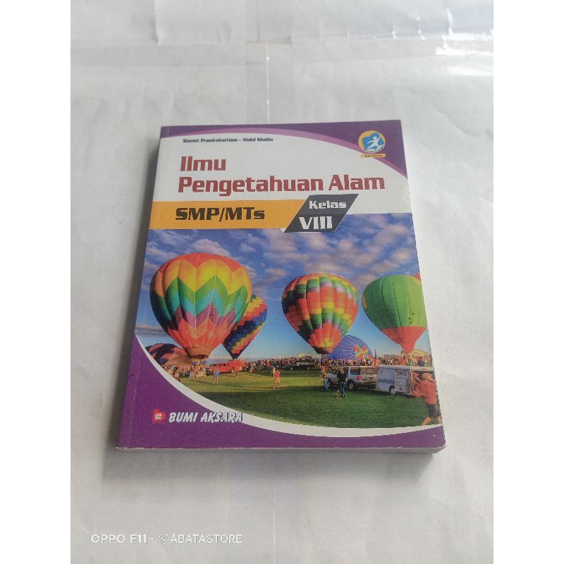 Jual BUKU ILMU PENGETAHUAN ALAM SMP MTS KLS VIII K13 REVISI SLAMET ...