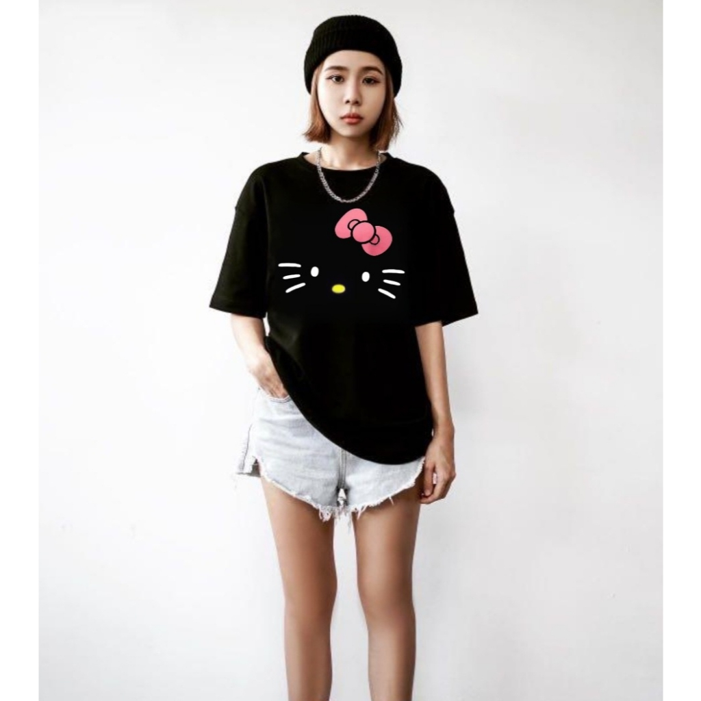 Nevada Boxy Raglan Print Hello Kitty Kaos Wanita main image 0