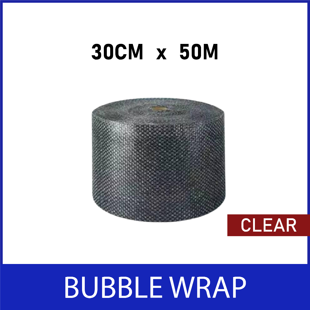 Jual BUBBLE WRAP 30CM X 50M | BUBBLE WRAP BENING HITAM 50M | Shopee ...