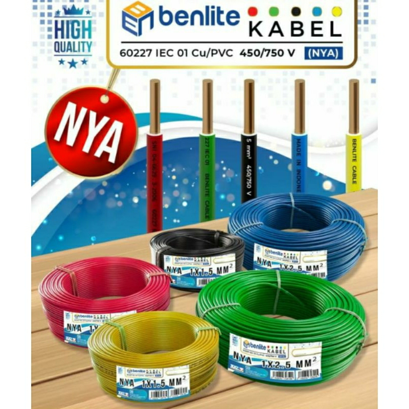 Jual KABEL LISTRIK NYA 1 X 1,5 SNI. ( Harga permeter ). | Shopee Indonesia