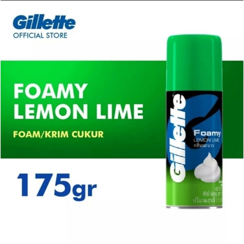 Jual Gillette Foamy Lemon Lime Shopee Indonesia