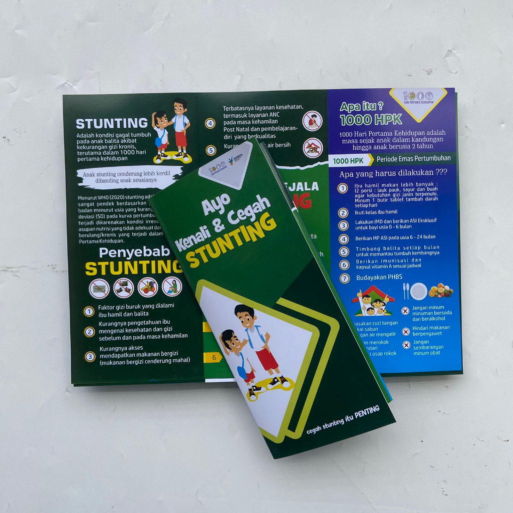 Jual Leaflet Stunting Ayo Kenali Dan Cegah Stunting Shopee Indonesia