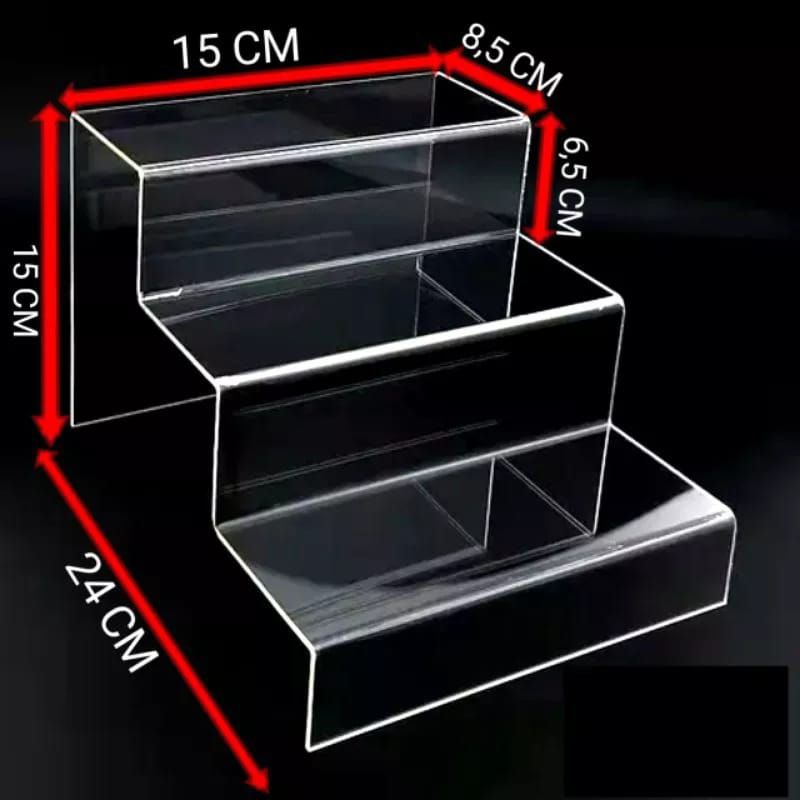 Jual akrilik display / rak display / rak tangga / akrilik tangga ...