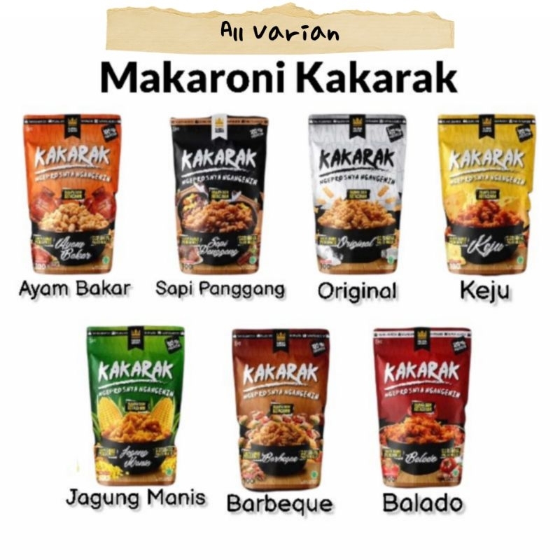 Jual Makaroni Kakarak 85gr | Renyahnya Bikin Nagih! Sudah Halal & PIRT ...