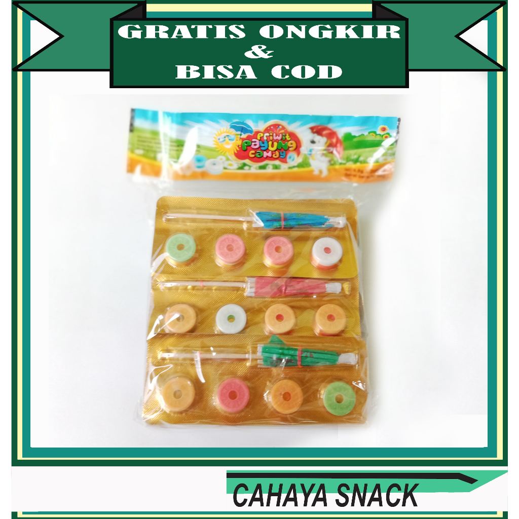 Jual PERMEN PRIWIT PAYUNG ISI 20 PCS ( 1 PCS ISI 4 ) | Shopee Indonesia