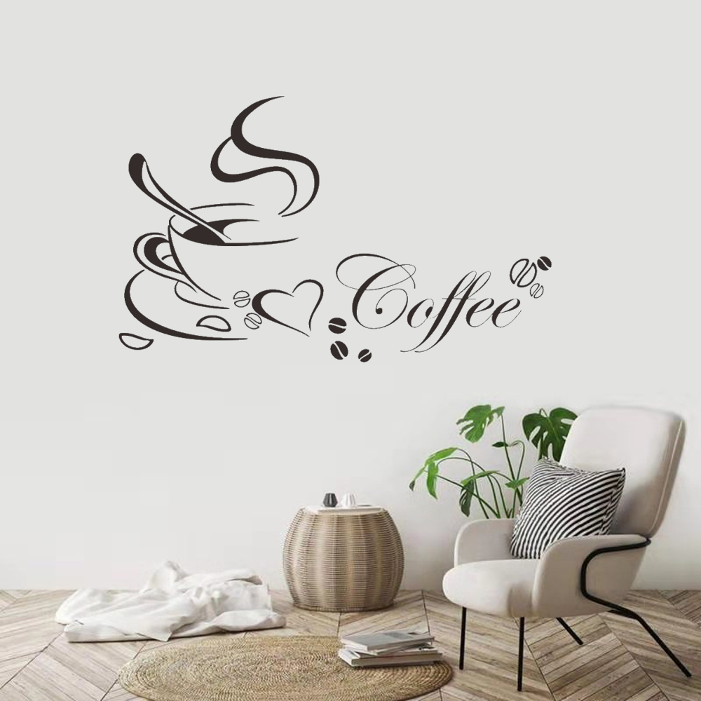 Jual Wall Sticker Stiker Dinding Cafe Coffee Shop Kafe Kopi Resto