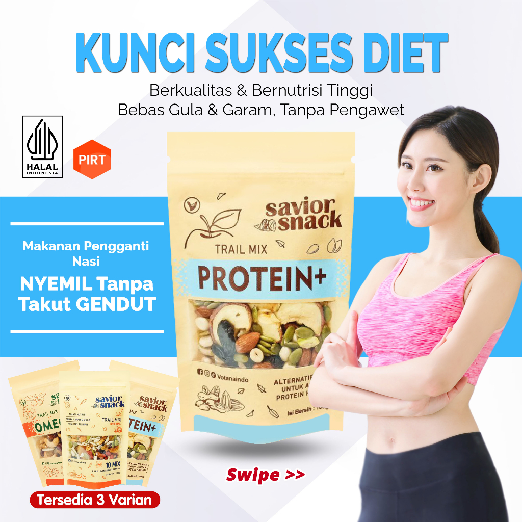 Jual SNACK SEHAT Makanan Pengganti Nasi Untuk Diet SAVIOR SNACK ...