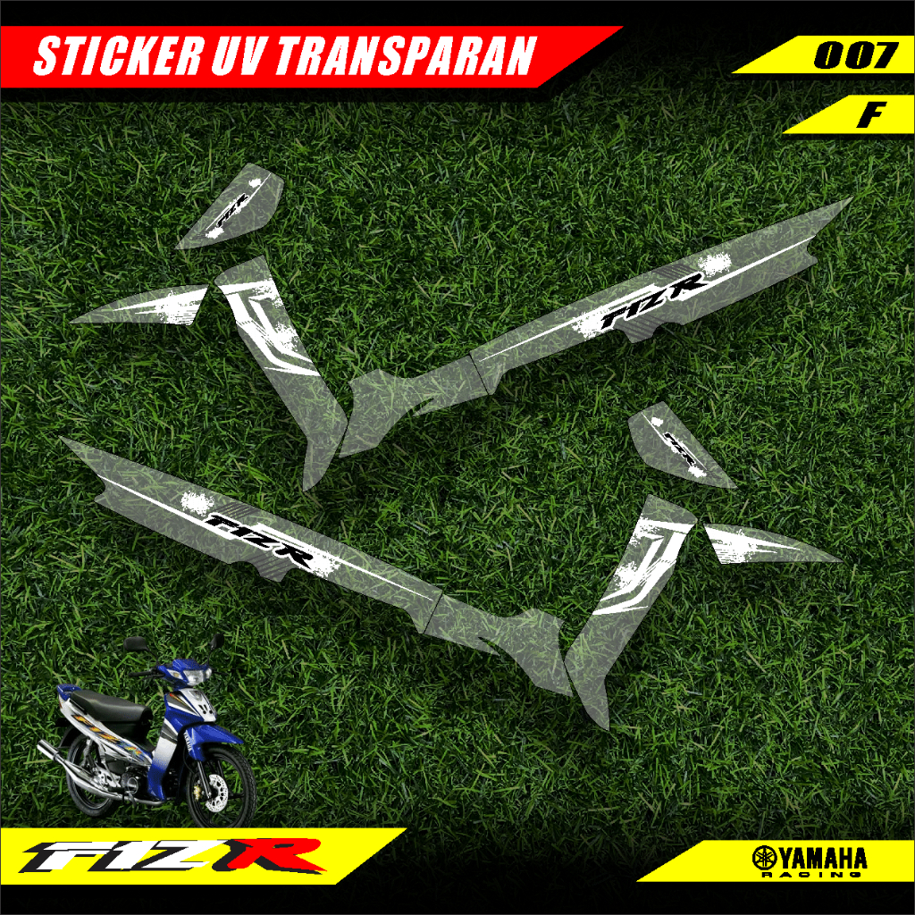 Jual STICKER STRIPING TRANSPARAN YAMAHA FIZ R VARIASI LIST MOTOR DESAIN ...