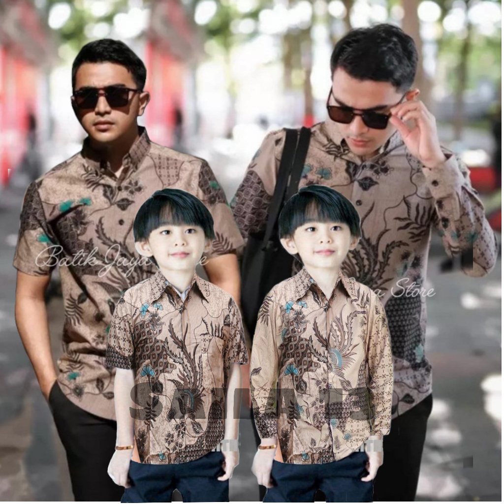 Jual TERBARU Couple sweet || couple batik ayah dan Batik anak cowok ...