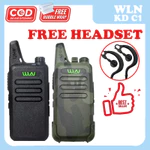 HT Walkie Talkie WLN UHF Handy Talky Two-Way Radio C1 400-470 MHz 16 Channel Walkie Talkie 1-2 Unit