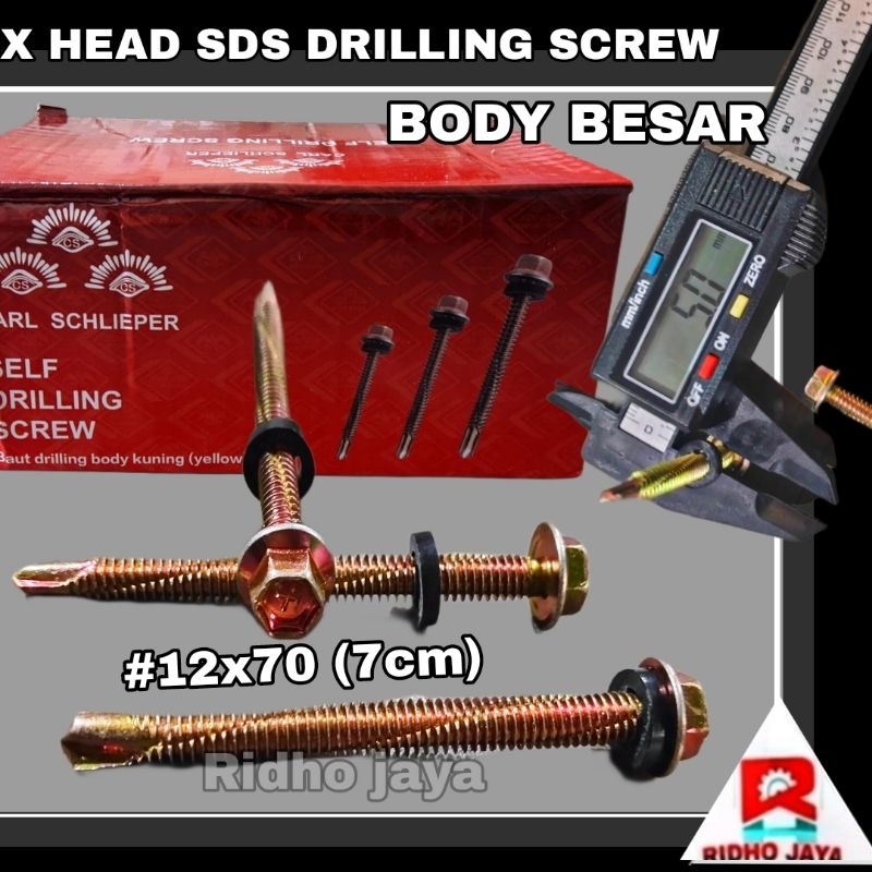 Jual Baut Drilling Roofing Baja Ringan X Cm Carl Schlieper Body