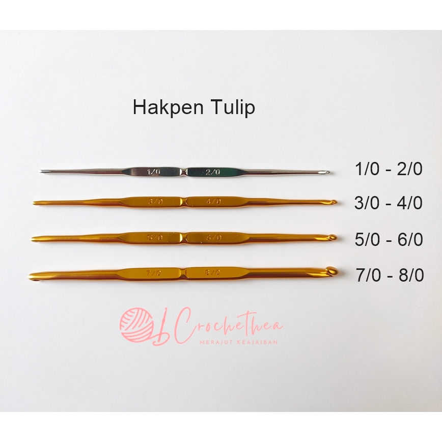 Jual Hakpen Tulip/Jarum Rajut/Hook Crochet | Shopee Indonesia